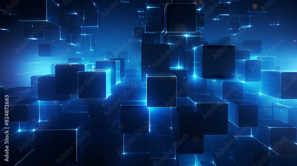 Vibrant blue geometric pattern: abstract technology background for digital design and innovation.
Vibrant blue geometric pattern: abstract technology background for digital design and innovation.