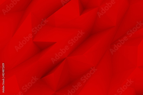 Dynamic red polygonal background with a bold, modern look and a hint of depth, punctuated by subtle lines