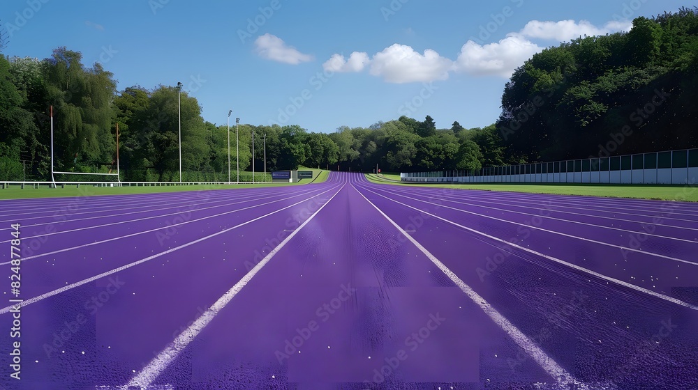 Fototapeta premium purple runway