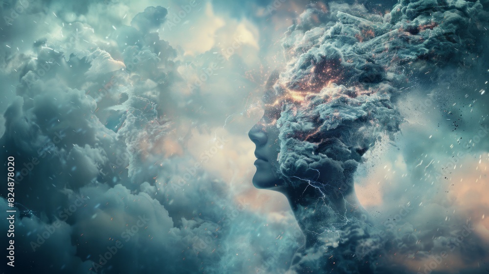 state of mind, mind blowing background concept, with copy space state of mind, mind blowing background concept, with copy space