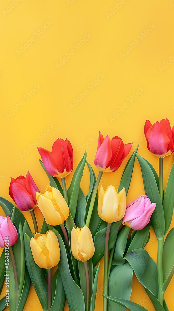 Tulips, Mother's Day concept Tulips, Mother's Day concept