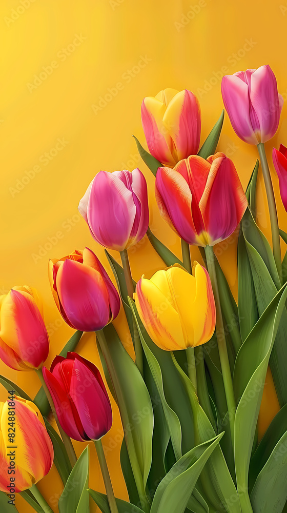 Tulips, Mother's Day concept Tulips, Mother's Day concept