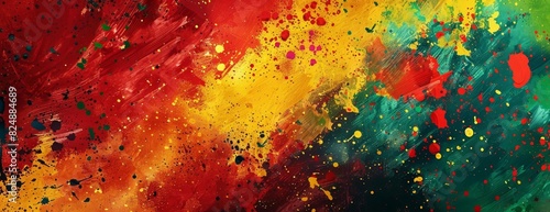 Vibrant abstract painting with bold colors and a sense of movement. Perfect for adding a touch of energy to any room.