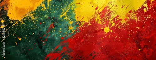 vibrant colors dancehall reggae music festival background photo