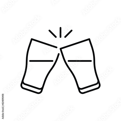 Cheers vector icon