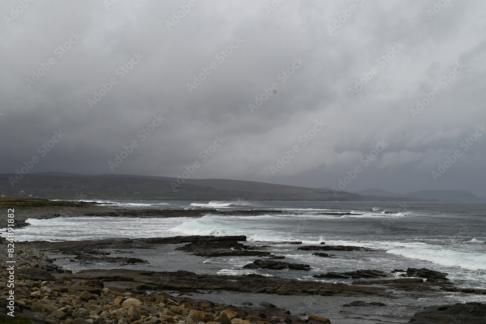 Fototapeta premium storm over the sea