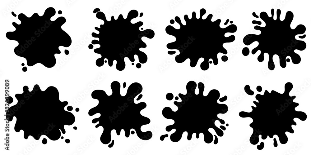 Scribble dripping drop liquid graffiti abstract monochrome bubbles blobs sketch set collection. Scribble dripping drop liquid graffiti abstract monochrome bubbles blobs sketch set collection.