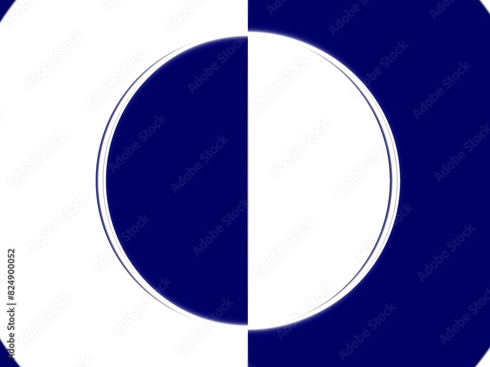 Blue and white circle with white and blue oval design background Blue and white circle with white and blue oval design background