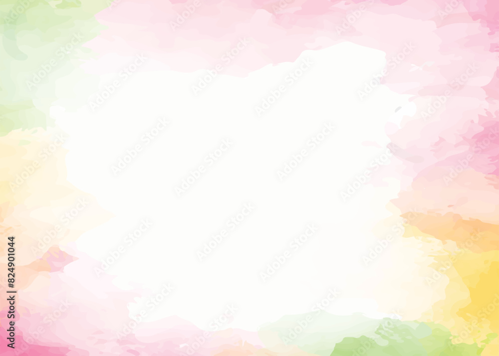 Fototapeta premium Colorful watercolor background. Gradient background.