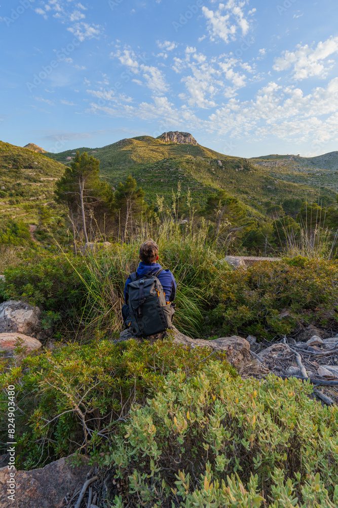Naklejka premium mountains and photography