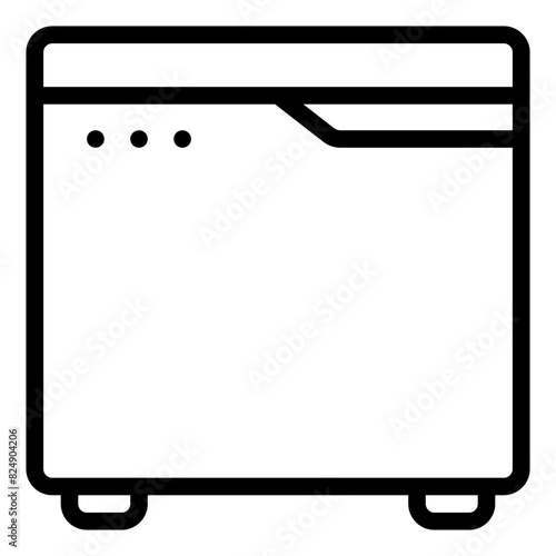 Freezer Icon in Line Style