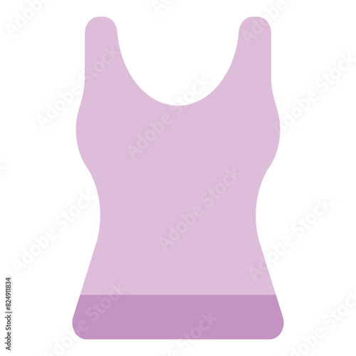 Tank Top Icon in Flat Style