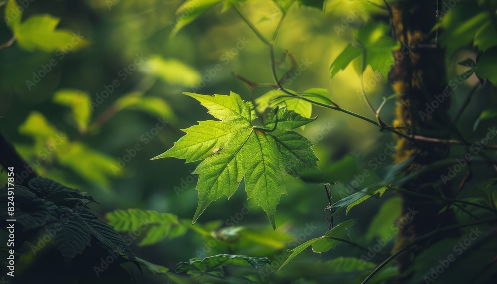 Lost in the Wilderness: Uncovering the Beauty of a Hidden Leaf --ar 7:4