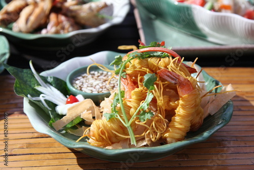 Sarong Shrimp Goong Sarong Shrimp Fried