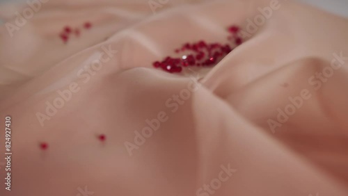 Wallpaper Mural Red beads  Torontodigital.ca