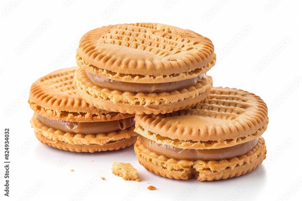 cookies on a white background cookies on a white background