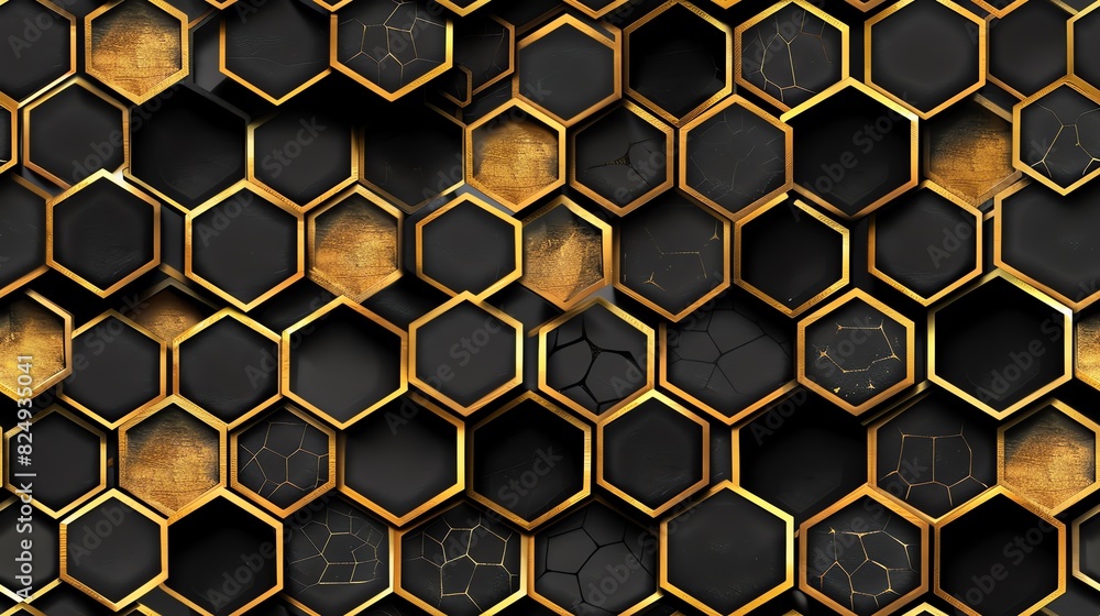 Unique honeycomb pattern background with bright colors Unique honeycomb pattern background with bright colors