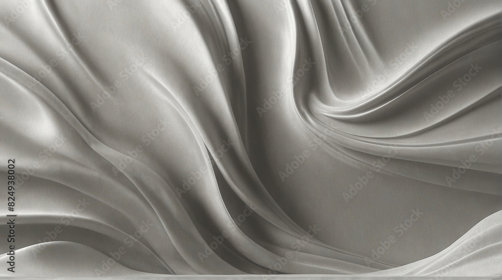 Abstract White Waves Background. Made with Generative AI Technology Abstract White Waves Background. Made with Generative AI Technology