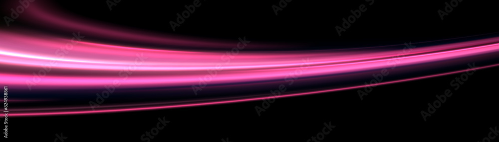 Neon rays vector abstract background. Futuristic technological style. Abstract background with speed lines. Vector illustration. Futuristic. The light lines of the road are blue png