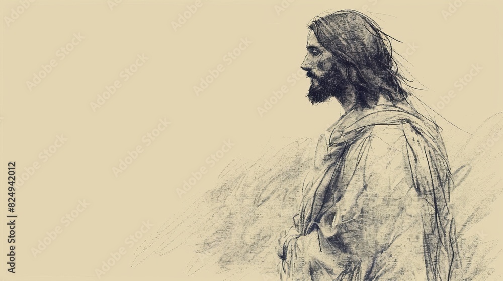 Jesus' Promise to Return, Biblical Illustration of Hope, Perfect for Religious Stock Photos Jesus' Promise to Return, Biblical Illustration of Hope, Perfect for Religious Stock Photos