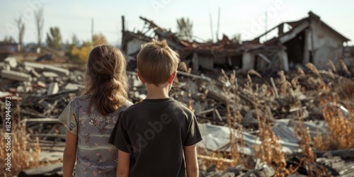 Home Lost: Children's Eyes Bear Witness to Destruction