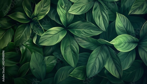 Captivating Abstract Green Leaf Texture  A Stunning Background Exploration --ar 7 4