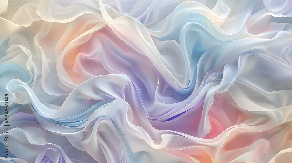 Abstract swirls of pastel colors intertwining and overlapping. Intricate and dynamic patterns Abstract swirls of pastel colors intertwining and overlapping. Intricate and dynamic patterns