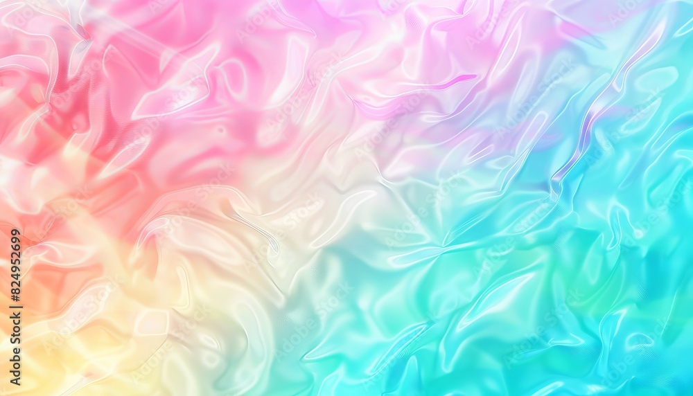Pastel Neon Glow: Abstract Soft Glass Background Texture in Colorful Gradient