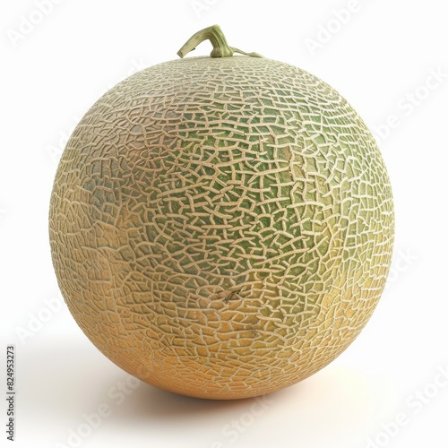 Cantaloupe is isolated on a transparent background  PNG file   graphic resources photo-realistic