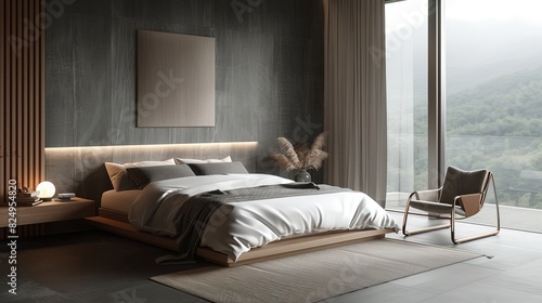 The bedroom is a place of peace and relaxation © Cheetose