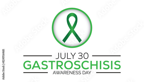 International Gastroschisis Awareness Day observed every year in July. Template for background, banner, card, poster with text inscription.
