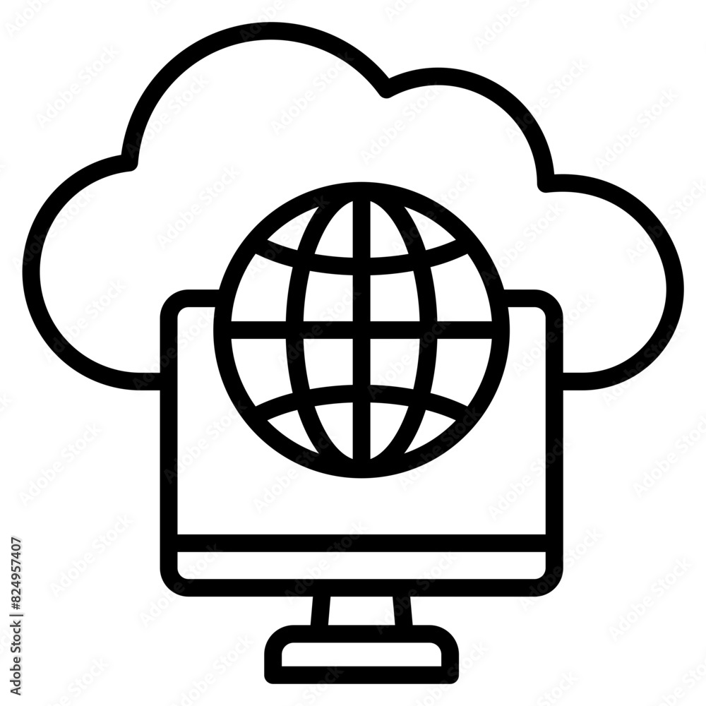 Cloud Computing Icon Element For Design Cloud Computing Icon Element For Design