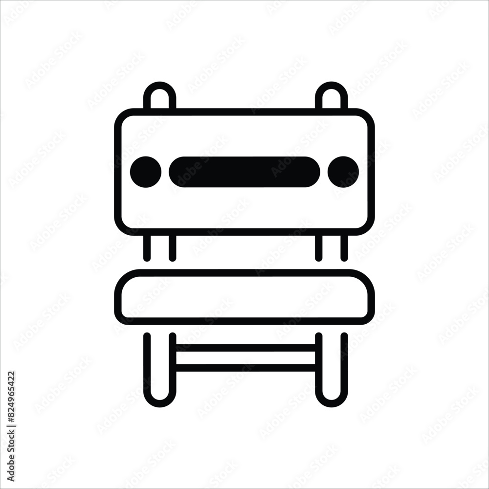 Bench vector icon Bench vector icon