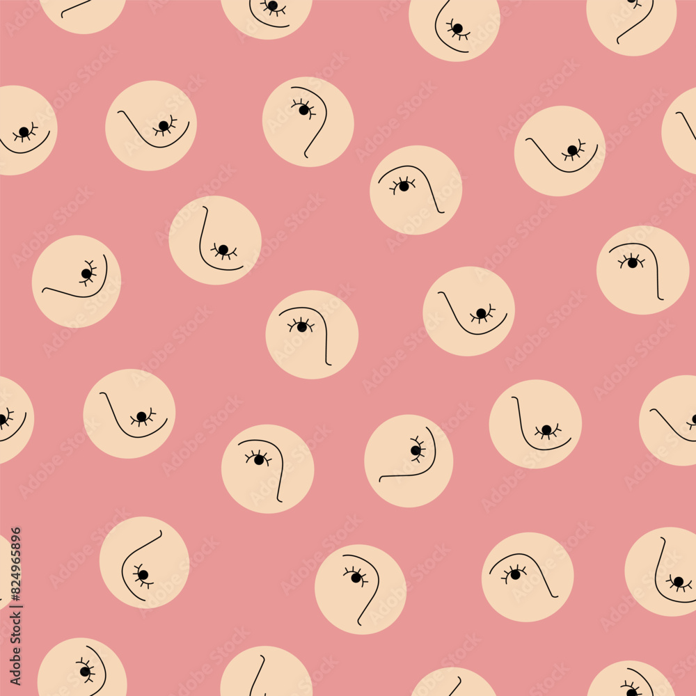 Fototapeta premium Endless texture, epeatable pattern. Seamless design for stationery, branding.