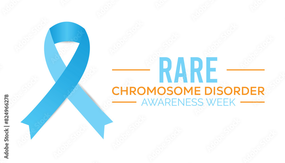 Rare Chromosome disorder awareness week every year in July. Template for background, banner, card, poster with text inscription. Rare Chromosome disorder awareness week every year in July. Template for background, banner, card, poster with text inscription.