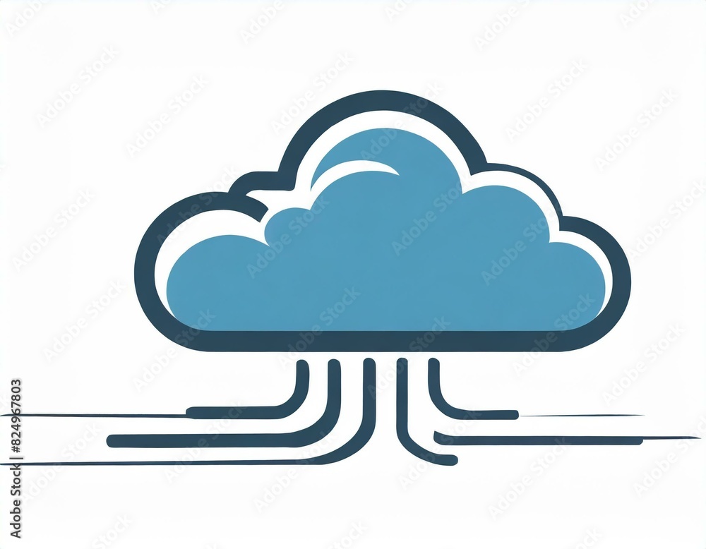 cloud icon with lightning, vector image on white background, weather cloud icon with lightning, vector image on white background, weather