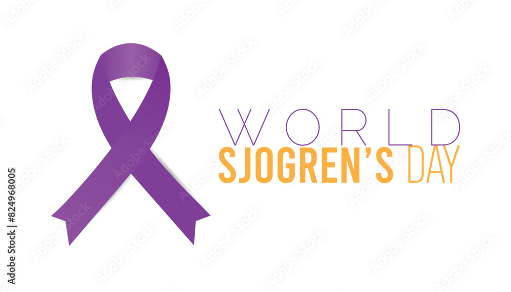 World Sjogren’s Day every year in July. Template for background, banner, card, poster with text inscription. World Sjogren’s Day every year in July. Template for background, banner, card, poster with text inscription.