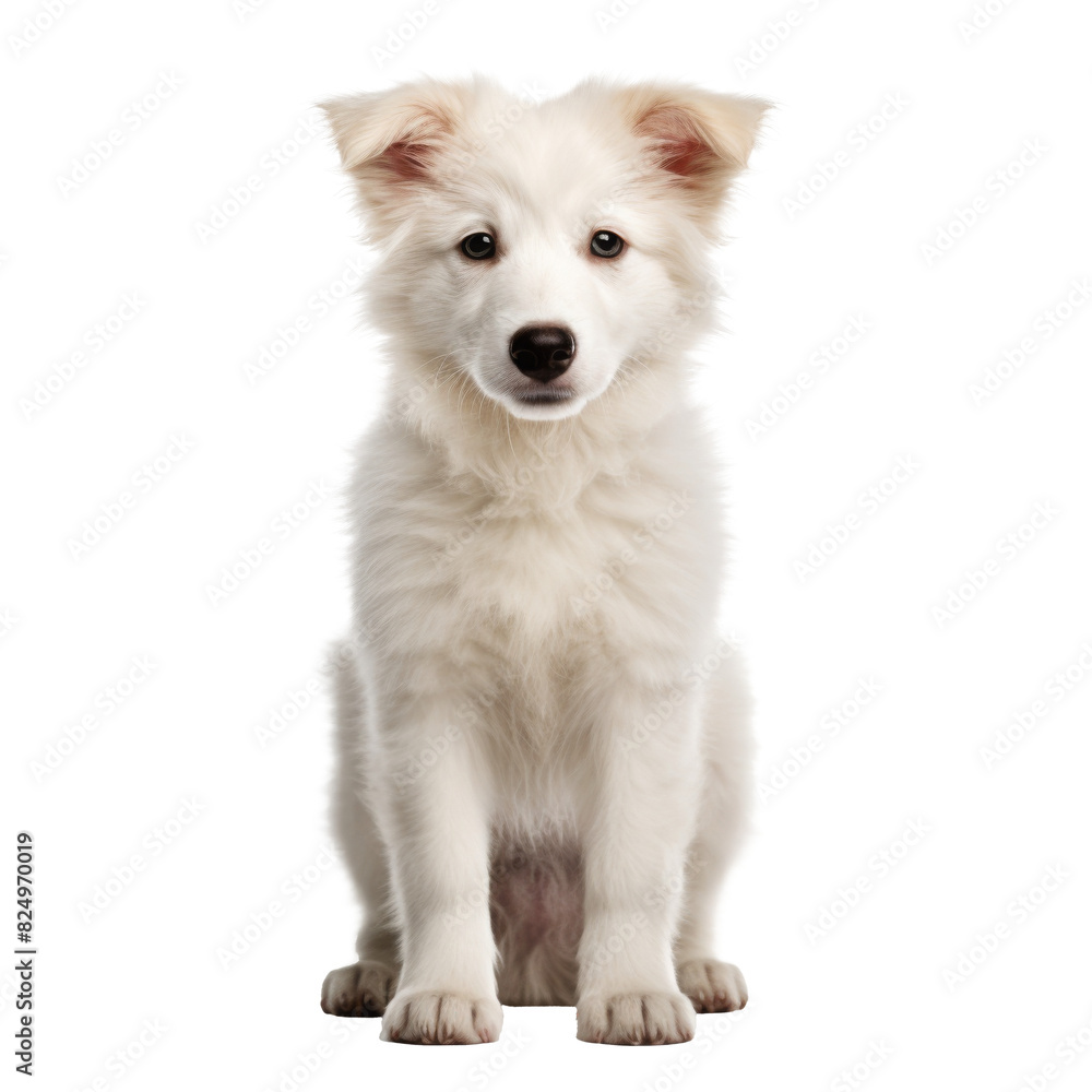cute dog looking isolated on white cute dog looking isolated on white