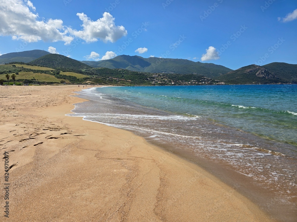 Fototapeta premium Le golfe de Lava, près d'Ajaccio en Corse
