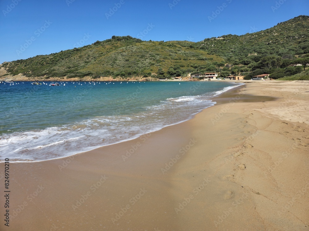 Obraz premium Le golfe de Lava, près d'Ajaccio en Corse