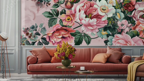 landscape - Traditional Modern living room - 02