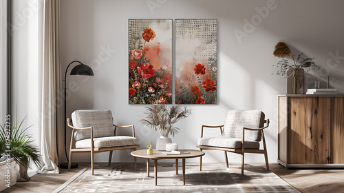 landscape - Traditional Modern living room - 04