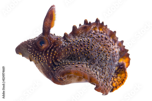 sea cucumber isolated on transparent background