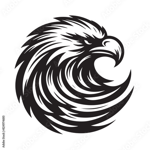 Eagle tattoo vector