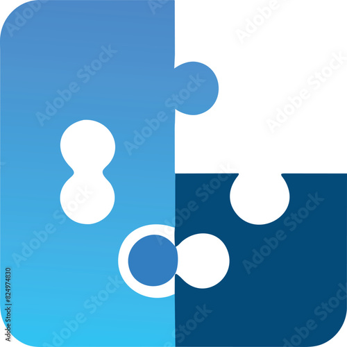 puzzle vector icon, Solid icon, Editable stroke. Vector illustration.