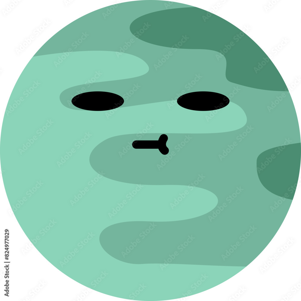 Cute Planets Illustration Element Cute Planets Illustration Element