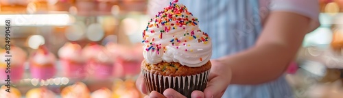 A Giant Chubby Cupcake with...