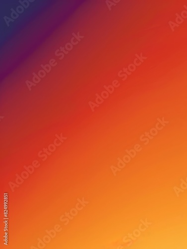 Radiant Tangerine and Serene Sapphire Gradient: A Duotone Illumination of Colour and Light photo