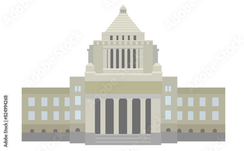国会議事堂のイラスト