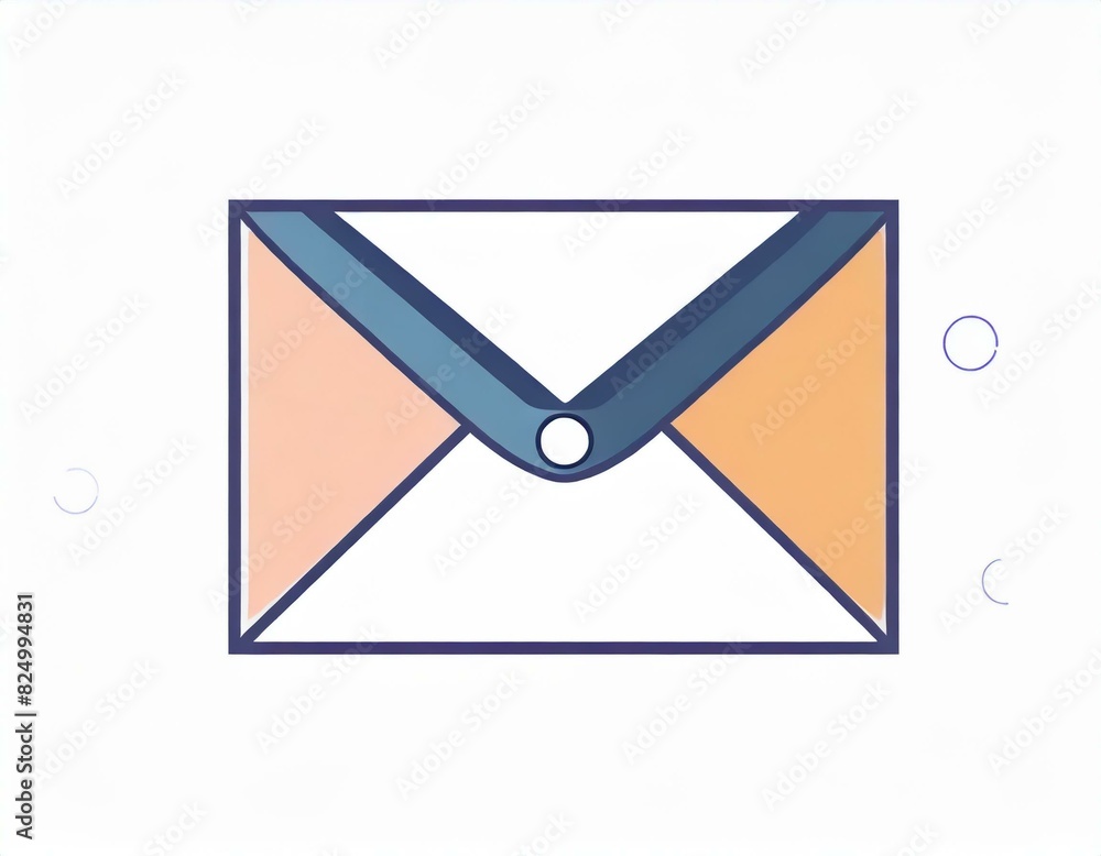 postal envelope, letter icon vector image on white background postal envelope, letter icon vector image on white background